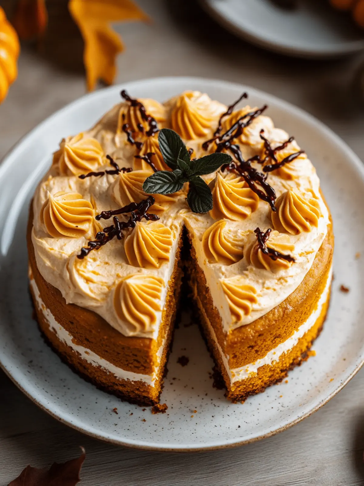 Delicious Pumpkin Quake Cake with Cream Cheese Surprise 4 Pumpkin Quake Cake