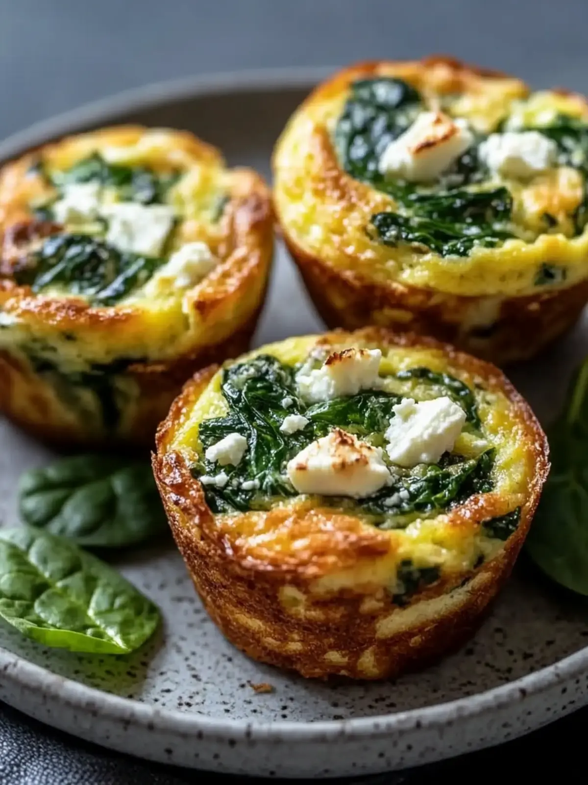 Spinach and Feta Egg Muffins: Your Quick Healthy Breakfast Boost 3 Spinach and Feta Egg Muffins