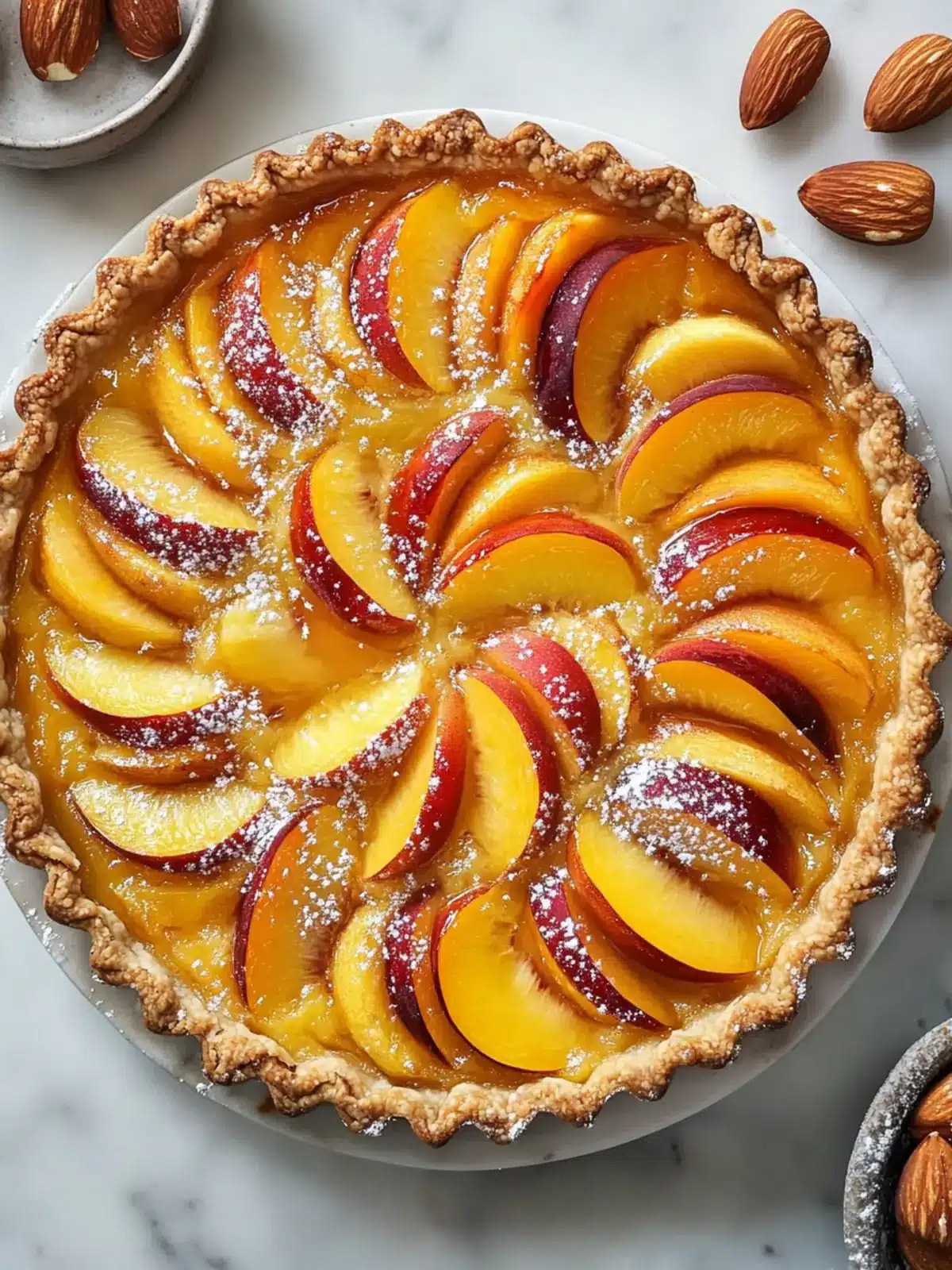 Roasted Peach and Almond Breakfast Tart for a Sweet Morning Treat 4 Roasted Peach and Almond Breakfast Tart