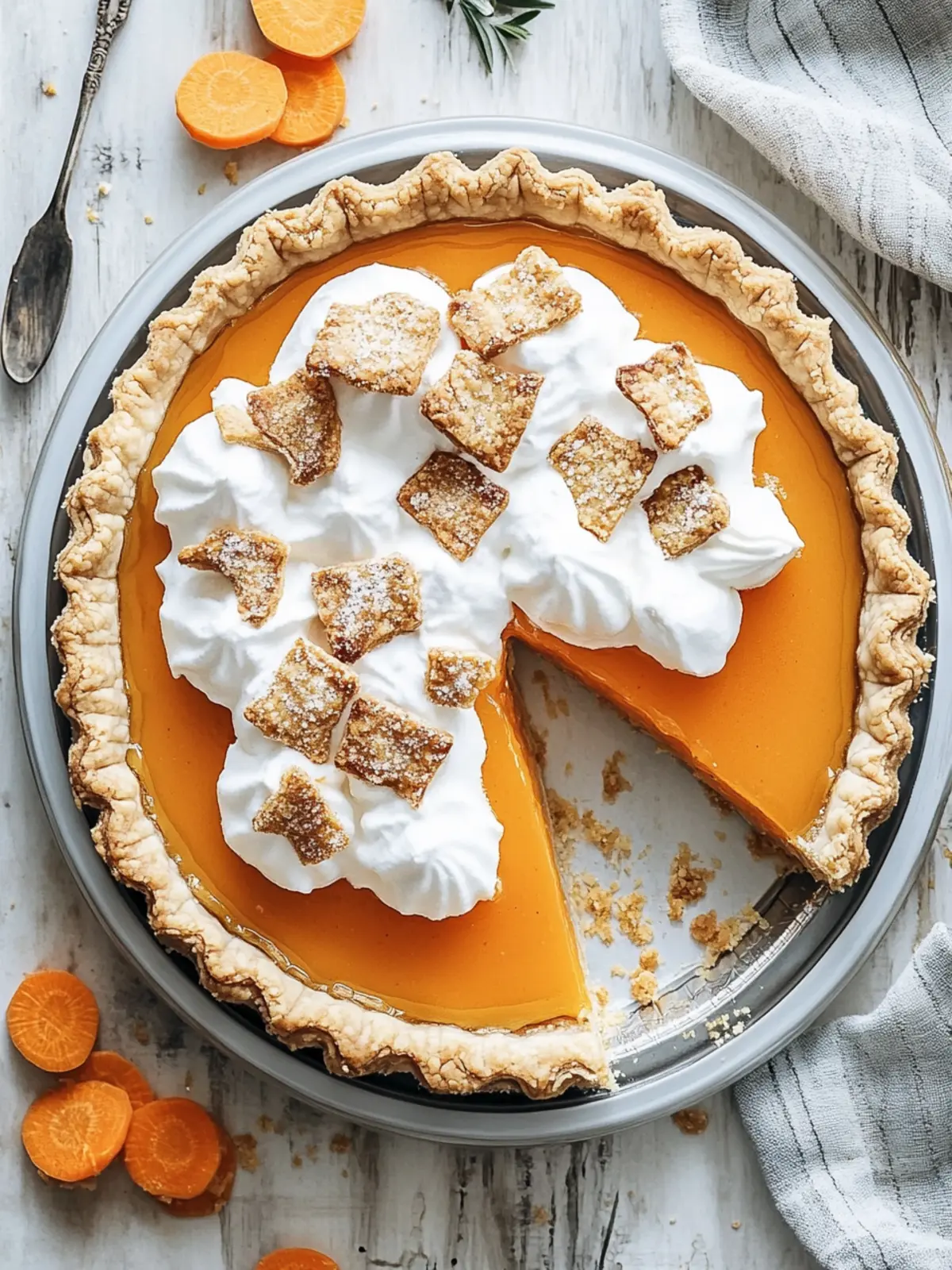 Honey Carrot Pie with Biscoff Crust: A Sweet Twist on Tradition 5 Honey Carrot Pie with Biscoff Crust
