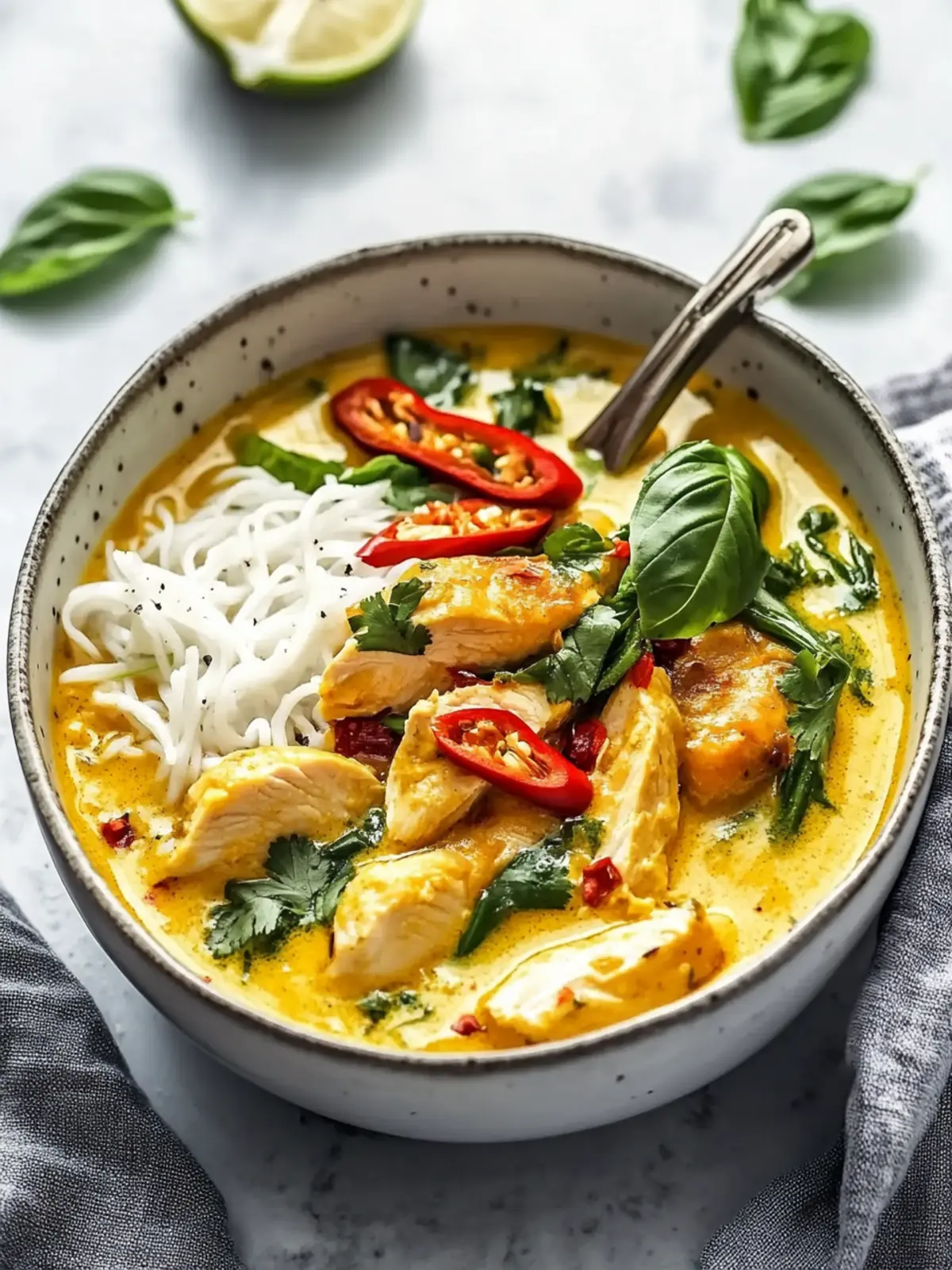 Lemongrass Broth Bowls with Yellow Curry Chicken Bliss Awaits 4 Lemongrass Broth Bowls with Yellow Curry Chicken Bliss