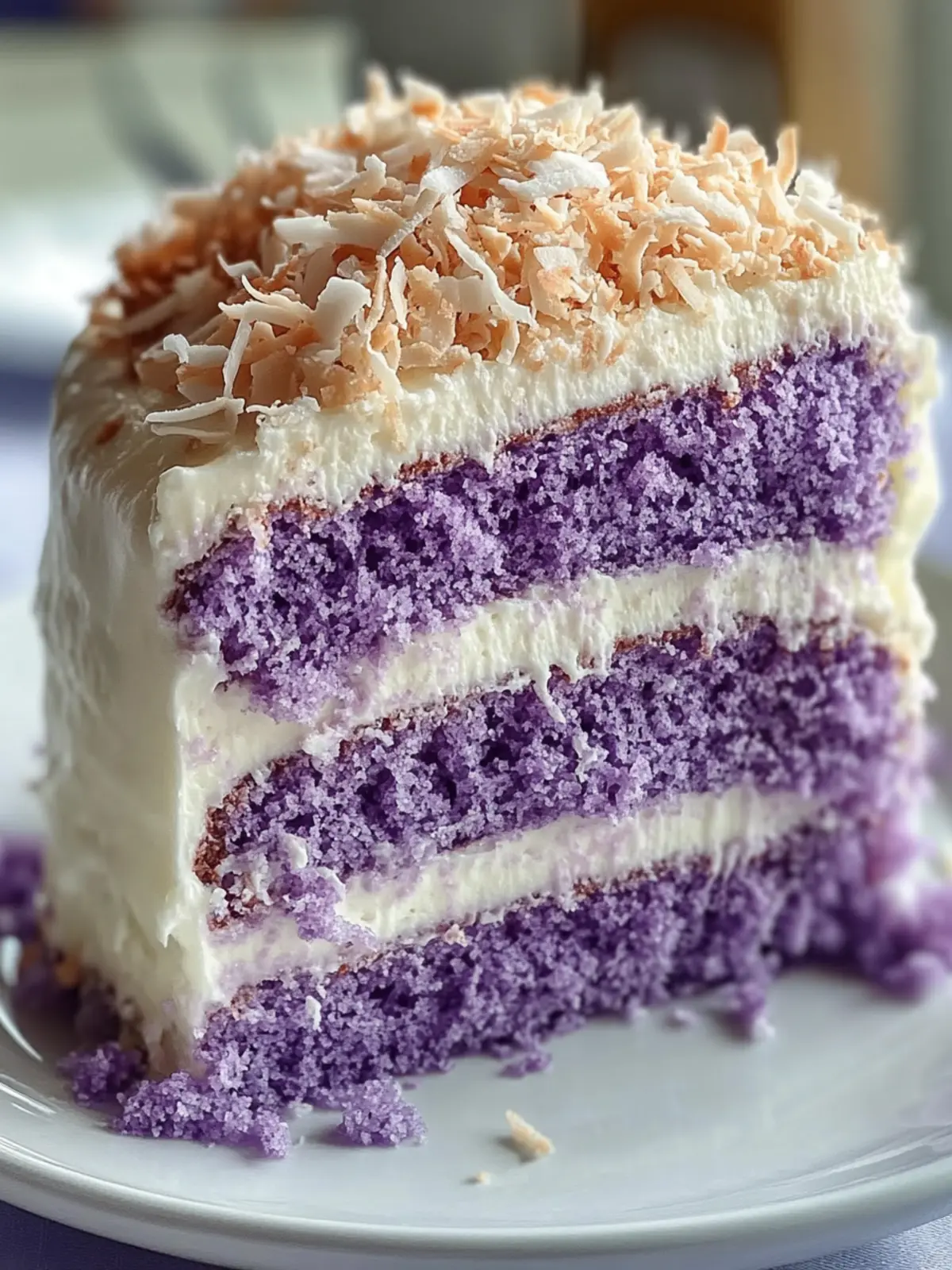 Ube Coconut Cake: Your New Favorite Tropical Dessert 4 Ube Coconut Cake