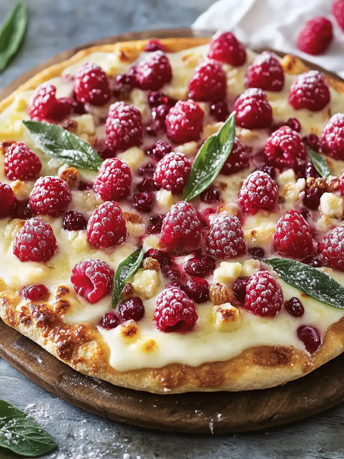Raspberry Brie Dessert Pizza: A Gourmet Treat You’ll Love 4 Raspberry Brie Dessert Pizza