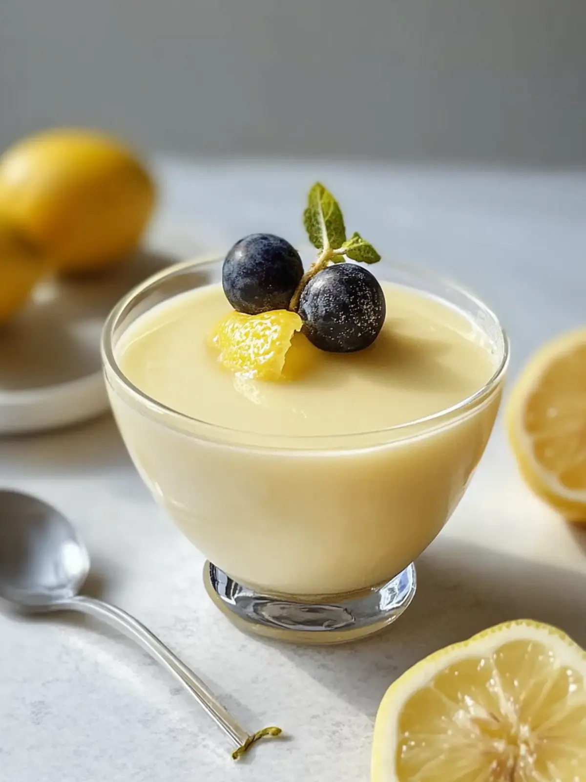 Creamy Lemon Posset: A Simple British Dessert Delight 3 Lemon Posset British Dessert