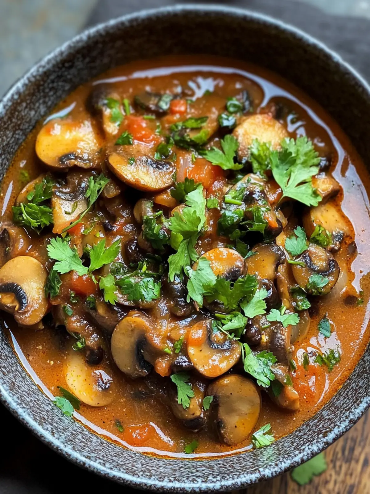 Spicy Georgian Mushroom Stew: A Vegan Comfort in 45 Minutes 4 Spicy Georgian Mushroom Stew