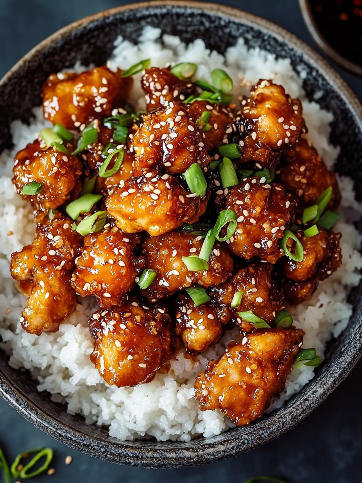 Crispy Sesame Chicken with Sweet & Sticky Sauce Made Easy 2 Crispy Sesame Chicken with Sweet & Sticky Sauce