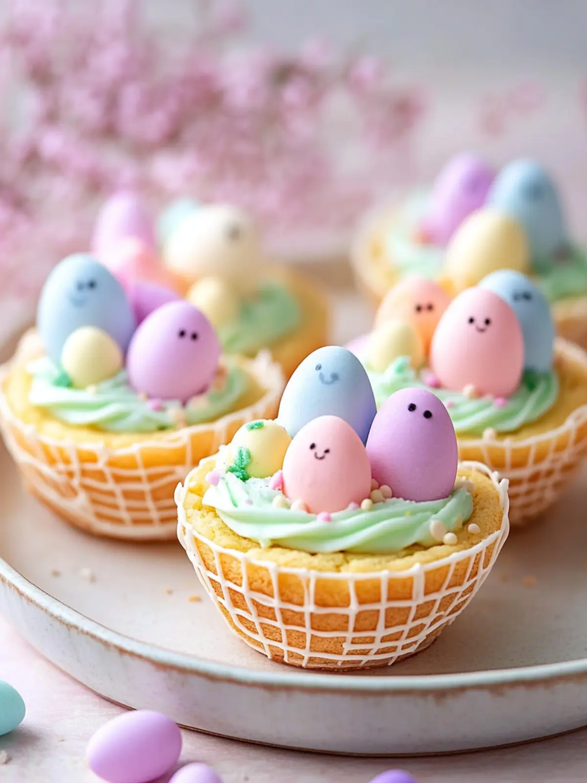Easter Basket Sugar Cookie Cups – Customize Your Sweet Treats! 2 Easter Basket Sugar Cookie Cups