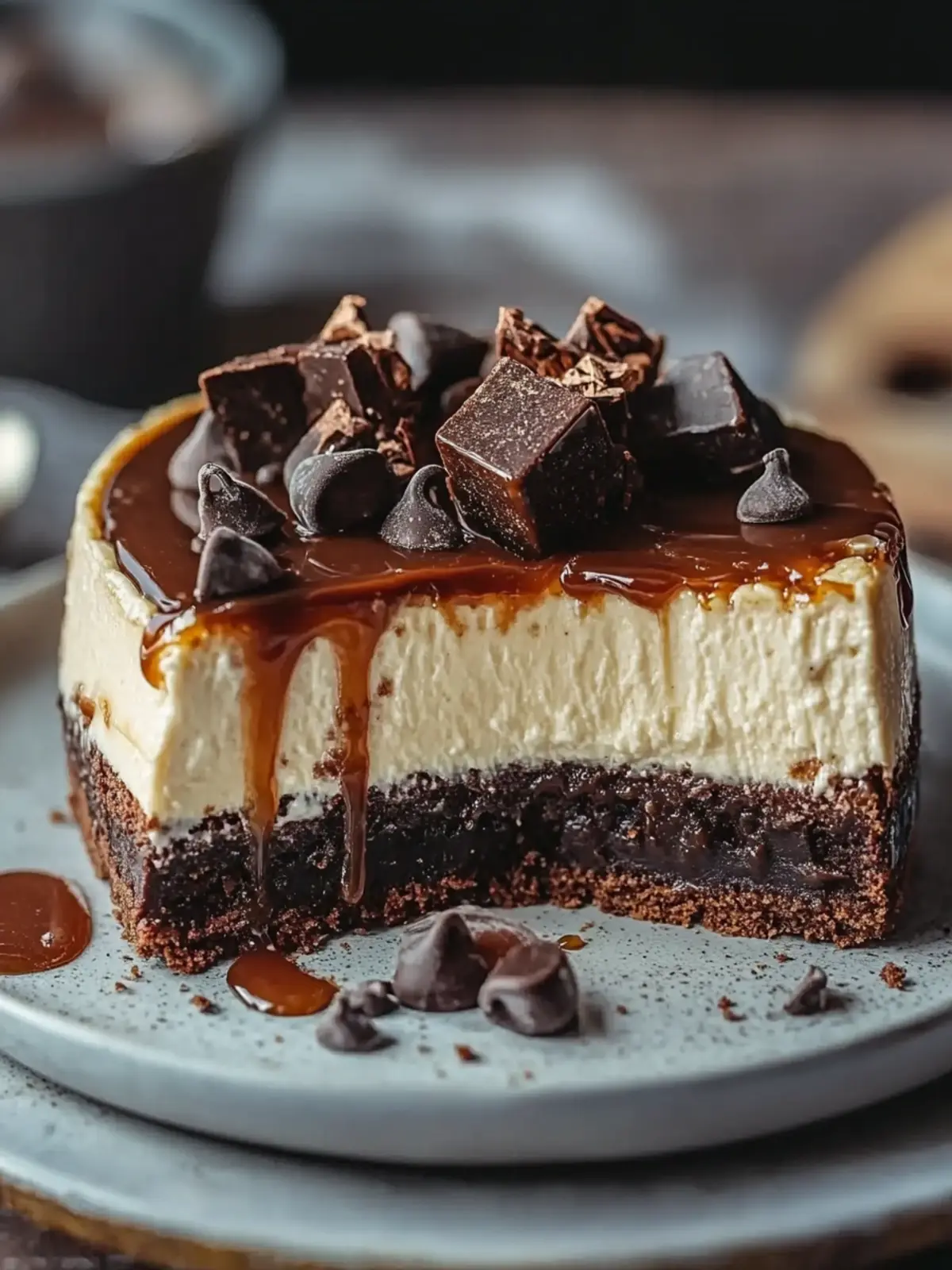 Indulge in Caramel Brownie Cheesecake for Ultimate Bliss 4 Caramel Brownie Cheesecake