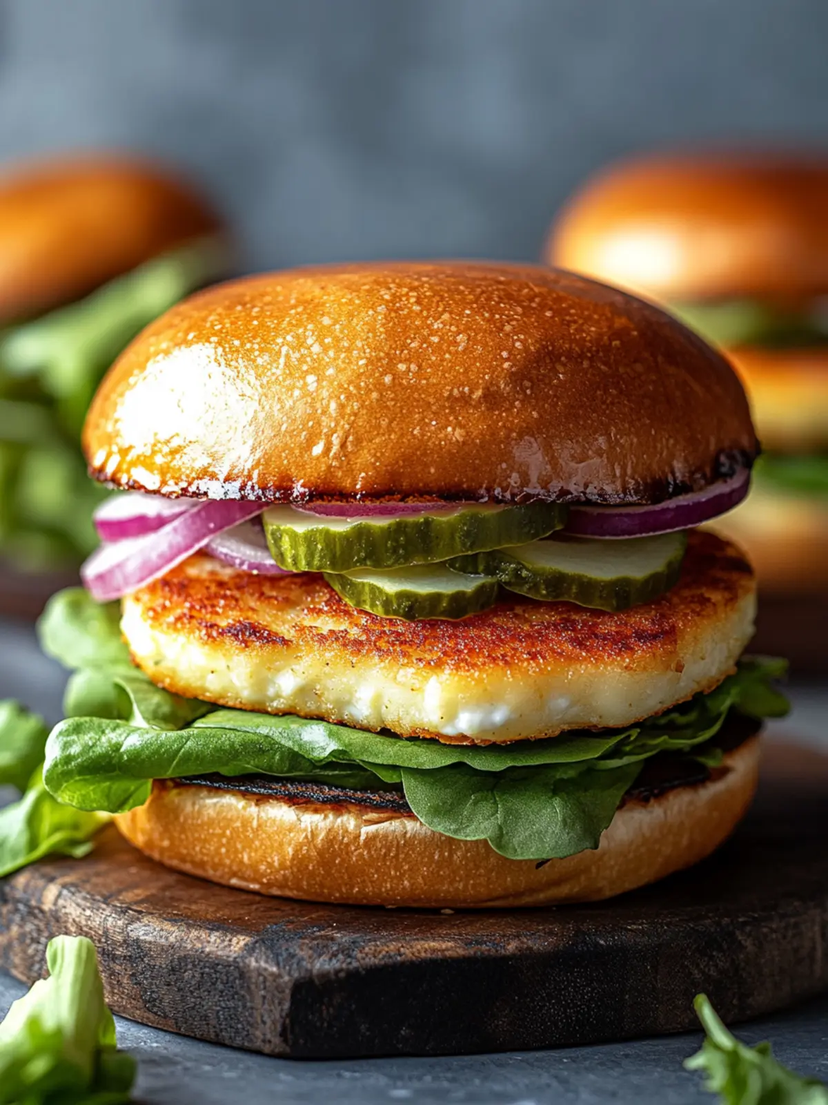 Crispy Halloumi Burger: A Quick & Tasty Vegetarian Treat 3 Crispy Halloumi Burger