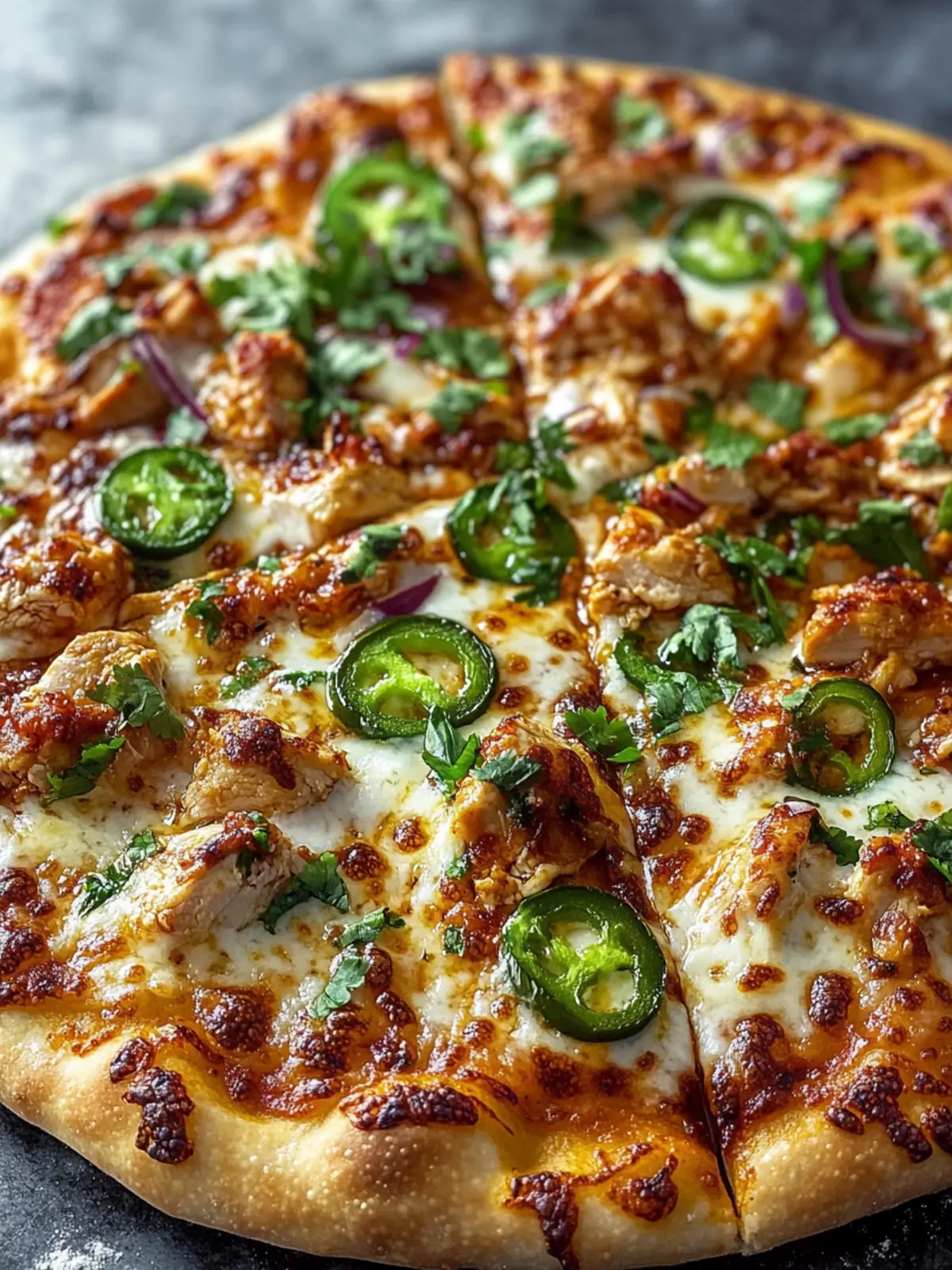 Spicy Chicken and Pickled Jalapeno Pizza for Flavor Lovers 3 Spicy Chicken and Pickled Jalapeno Pizza