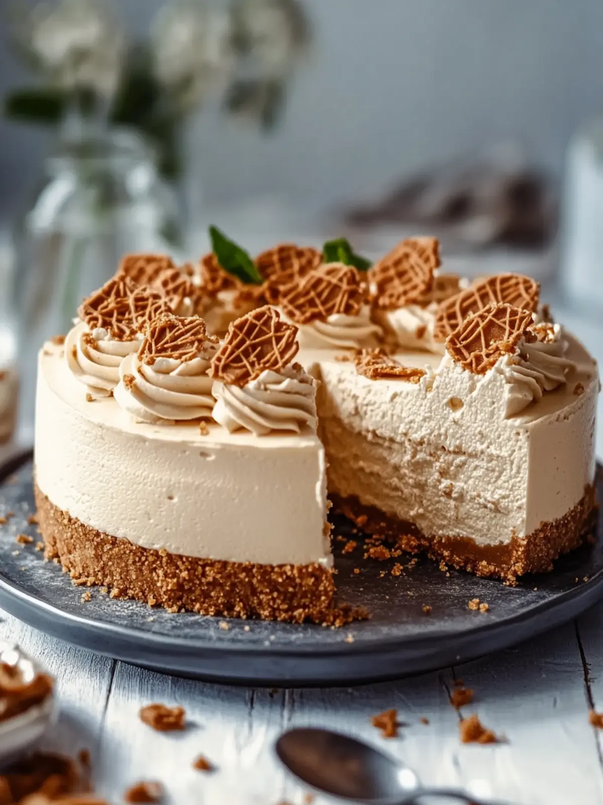 Heavenly No Bake Biscoff Cheesecake You’ll Crave Forever 5 Heavenly No Bake Biscoff Cheesecake