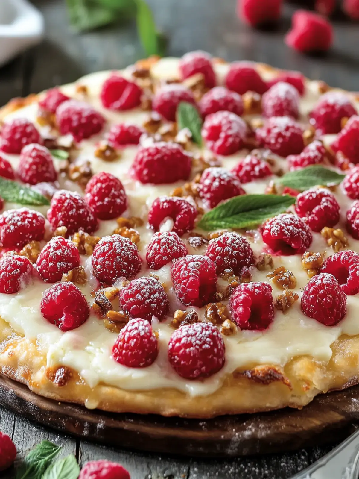 Raspberry Brie Dessert Pizza: A Gourmet Treat You’ll Love 3 Raspberry Brie Dessert Pizza
