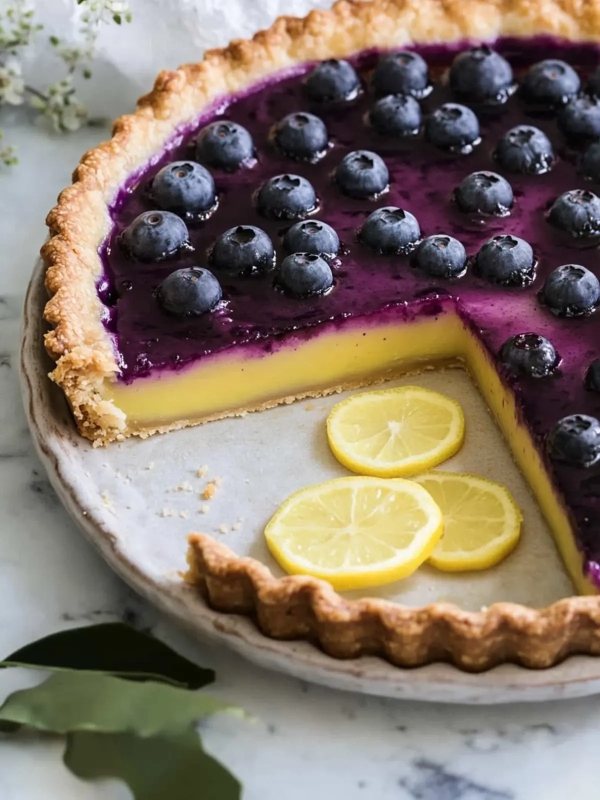 Delicious Blueberry-Lemon Curd Tart for a Sweet Summer Treat 4 Blueberry–Lemon Curd Tart
