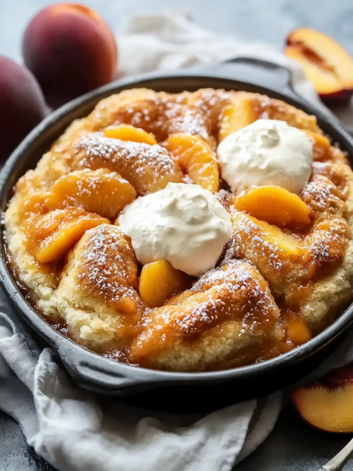 Peach Cobbler Cinnamon Rolls: Warm, Fluffy Bliss Awaits 4 Peach Cobbler Cinnamon Rolls