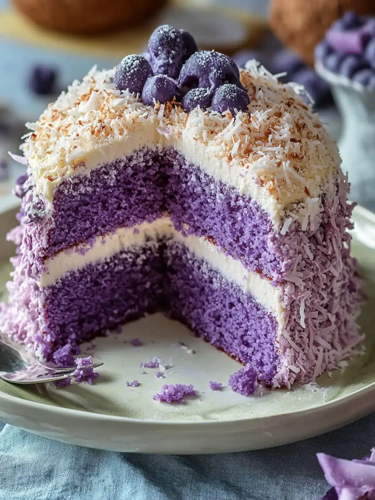 Ube Coconut Cake: Your New Favorite Tropical Dessert 3 Ube Coconut Cake