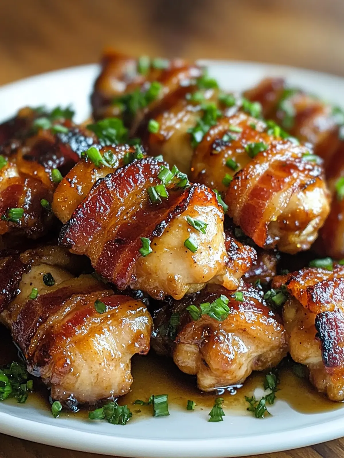 Maple Glazed Bacon Chicken Bites You'll Crave Again and Again 5 Maple Glazed Bacon Chicken Bites