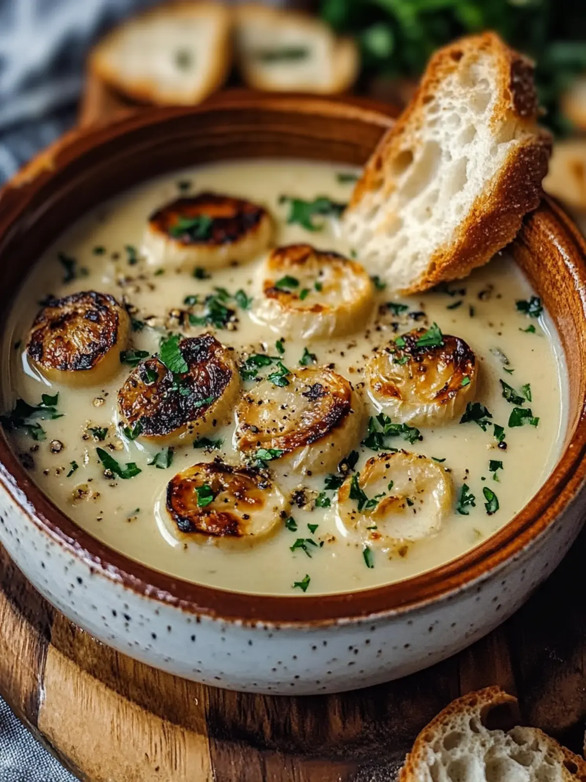 Warm Your Soul with Rustic French Garlic Soup Delight 3 Rustic French Garlic Soup
