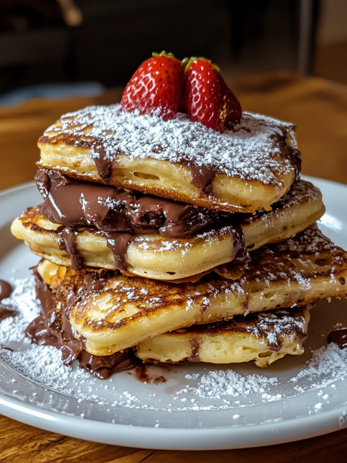 Decadent Fried Nutella Pancake Sandwiches for Ultimate Indulgence 4 Fried Nutella Pancake Sandwich