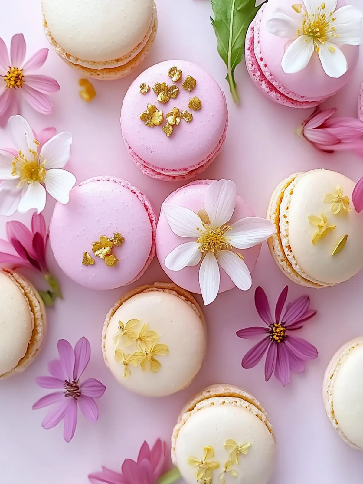 Delicious Flower Macarons: Easy Gluten-Free Baking Fun 2 Flower Macarons