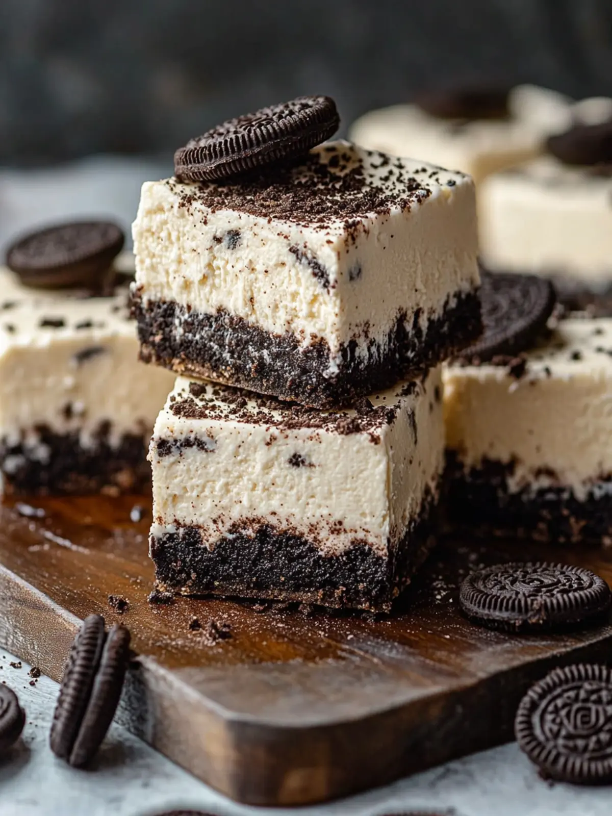 Decadent No-Bake Oreo Cheesecake Bars Your Guests Will Love 3 No-Bake Oreo Cheesecake Bars
