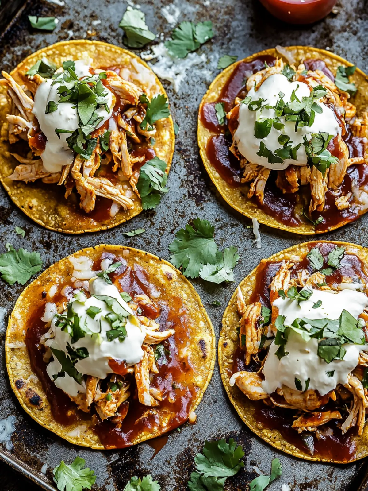 Savory BBQ Chicken Tostadas Ready in Just 25 Minutes 4 BBQ Chicken Tostadas