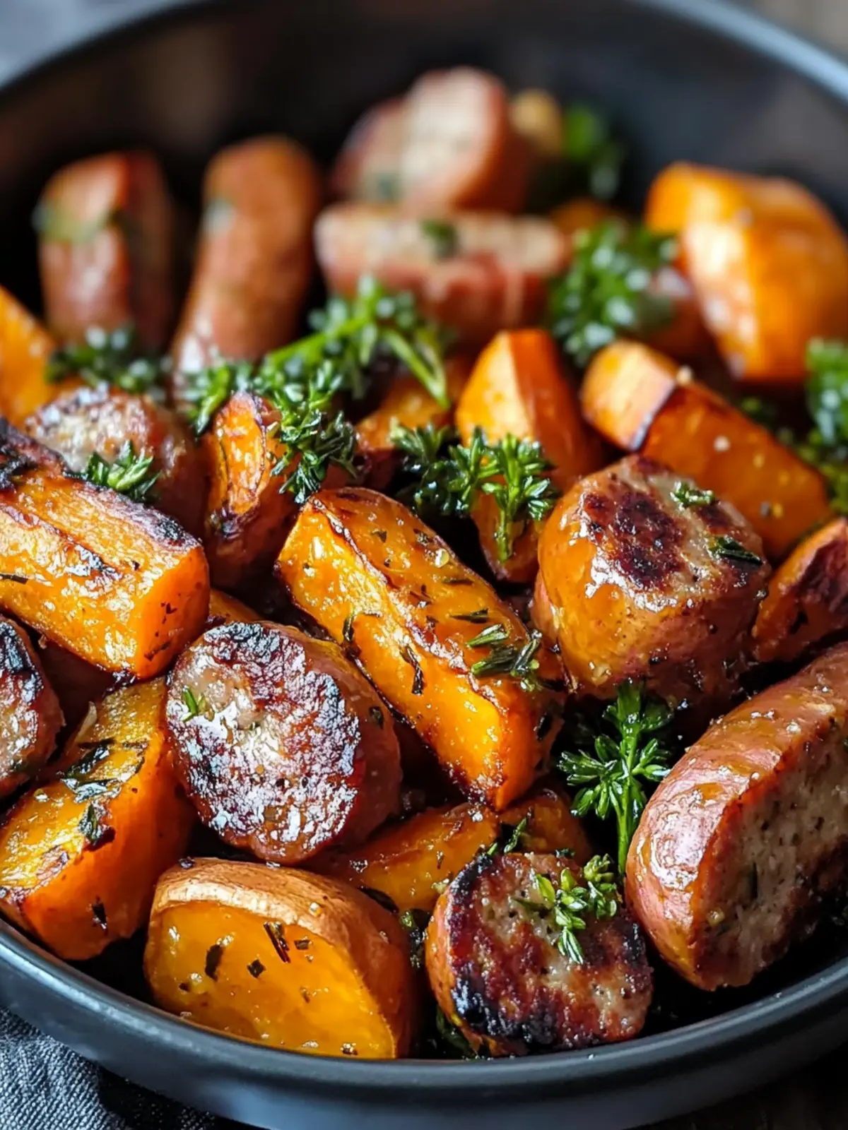 Honey Garlic Sausage Sweet Potatoes for Cozy Comfort Cooking 2 Honey Garlic Sausage Sweet Potatoes