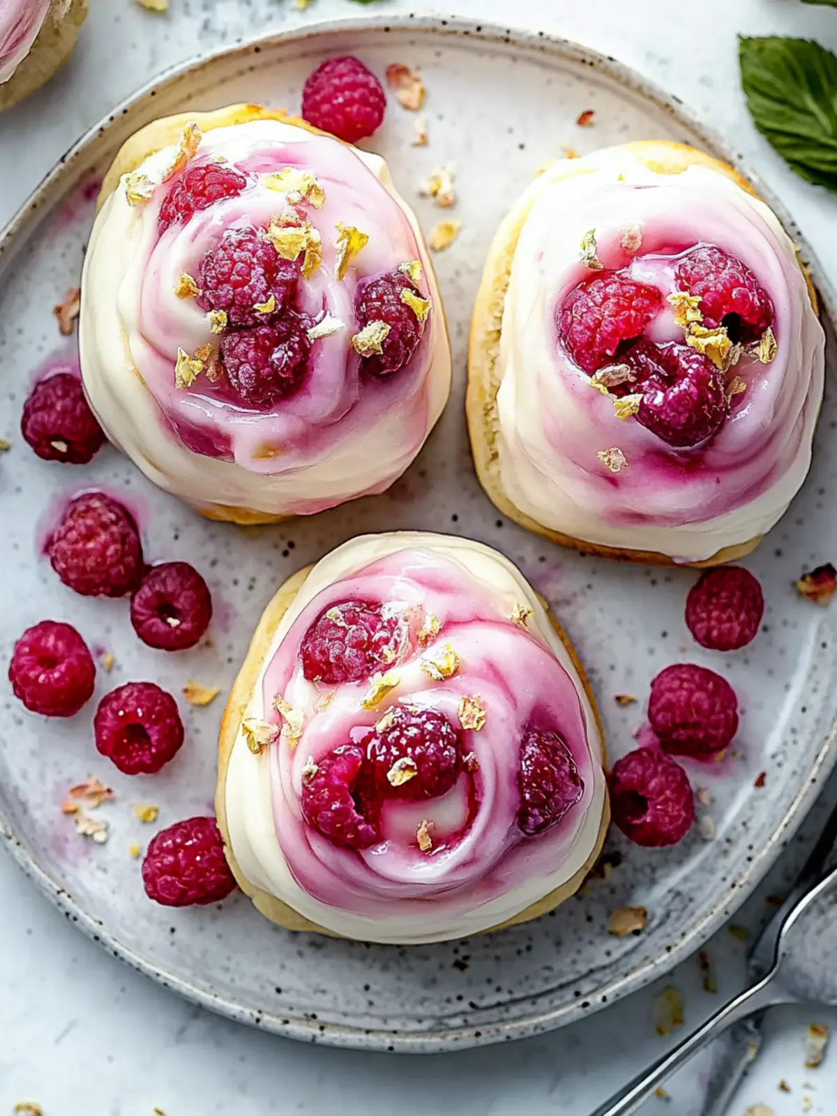 Raspberry and Rose Cheesecake Buns for a Sweet Escape 4 Raspberry and Rose Cheesecake Buns