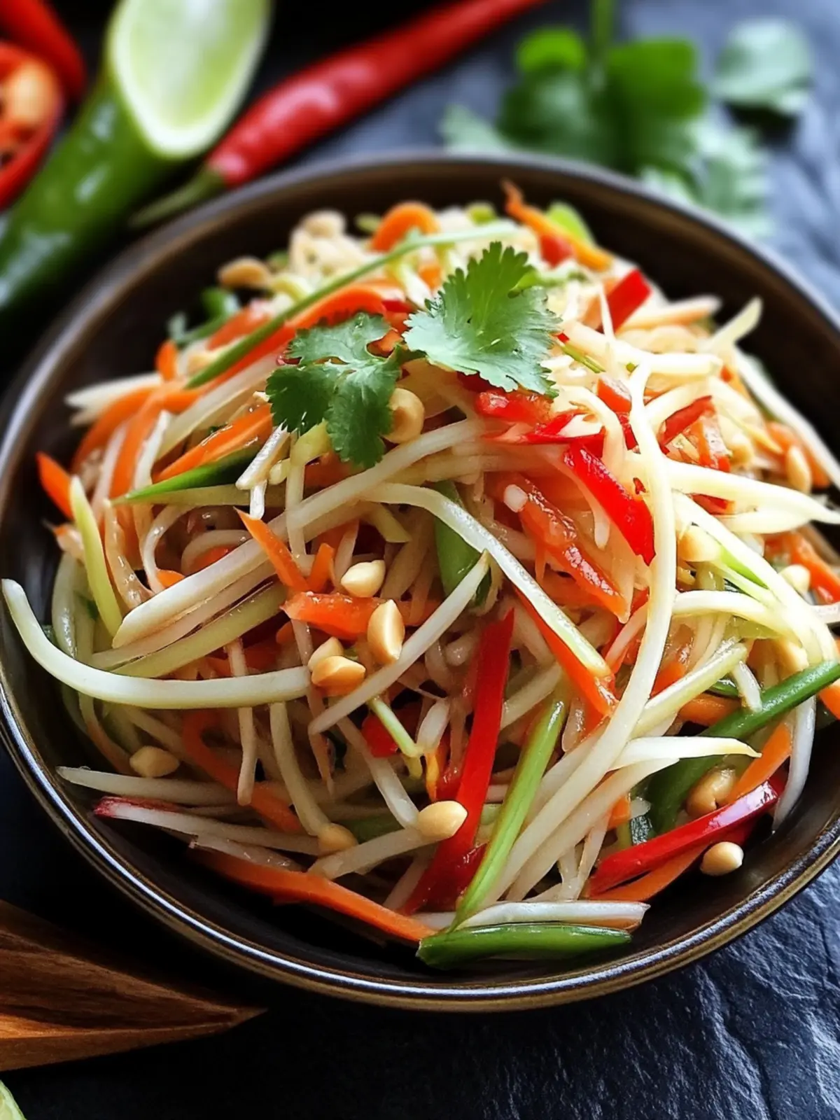 Fresh and Zesty Lao Papaya Salad for Your Next Meal Upgrade 5 Lao Papaya Salad