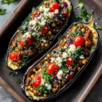 Mediterranean Stuffed Eggplant Bursting with Flavorful Joy 3 Mediterranean Stuffed Eggplant