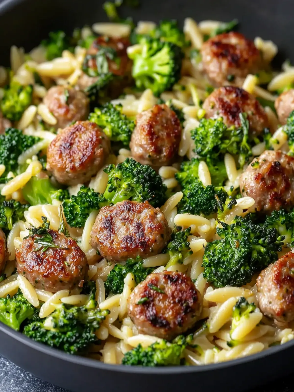 Satisfy Your Cravings with Easy Sausage Broccoli Orzo 4 Sausage Broccoli Orzo