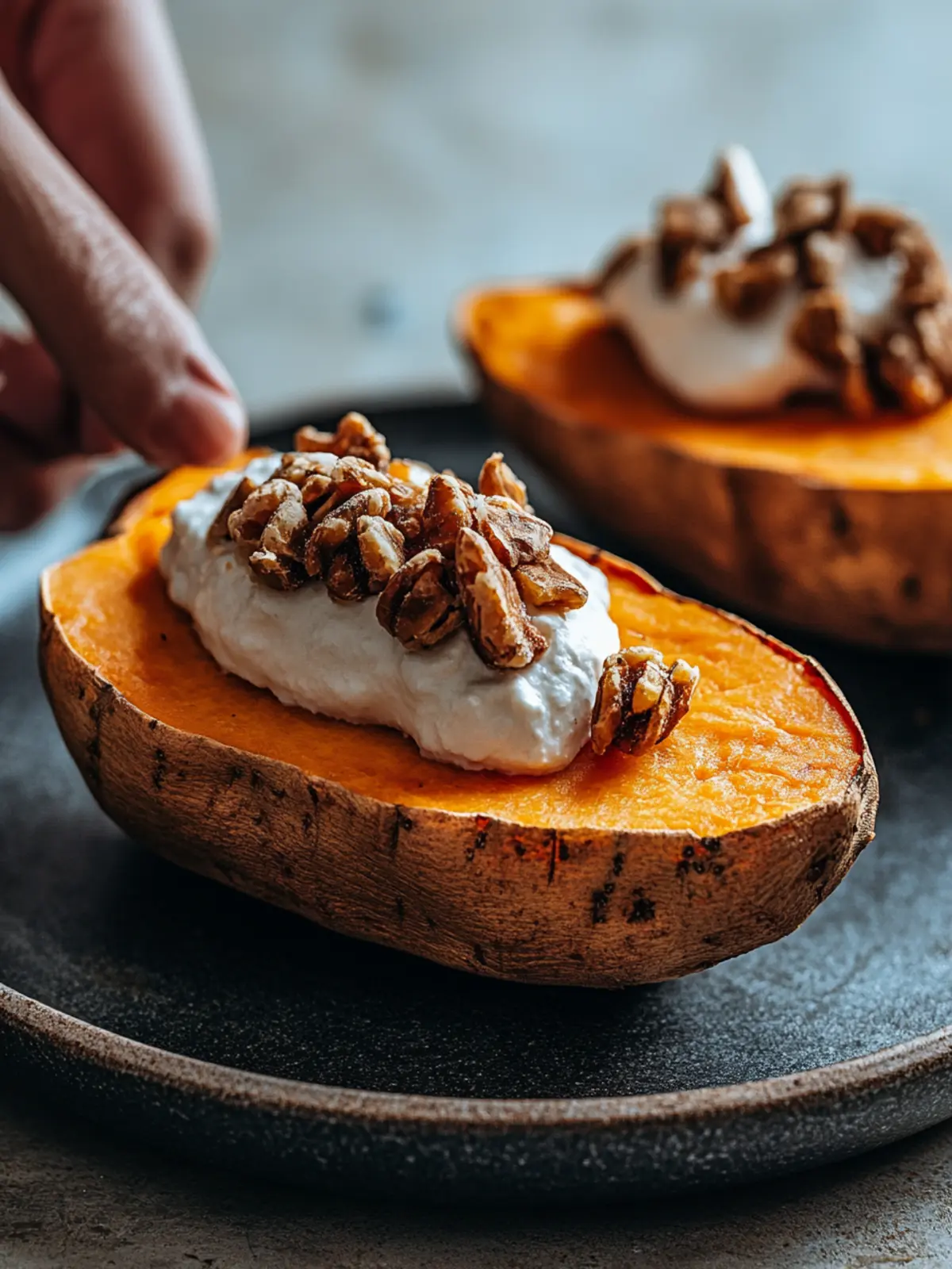 Delicious Breakfast Sweet Potatoes with Creative Toppings 2 Breakfast Sweet Potato