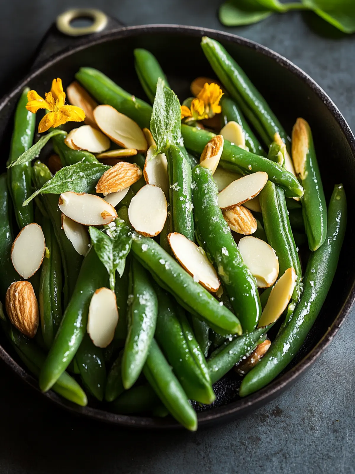 Green Bean Almondine Jazzed Up – A Quick, Zesty Delight 4 Green Bean Almondine