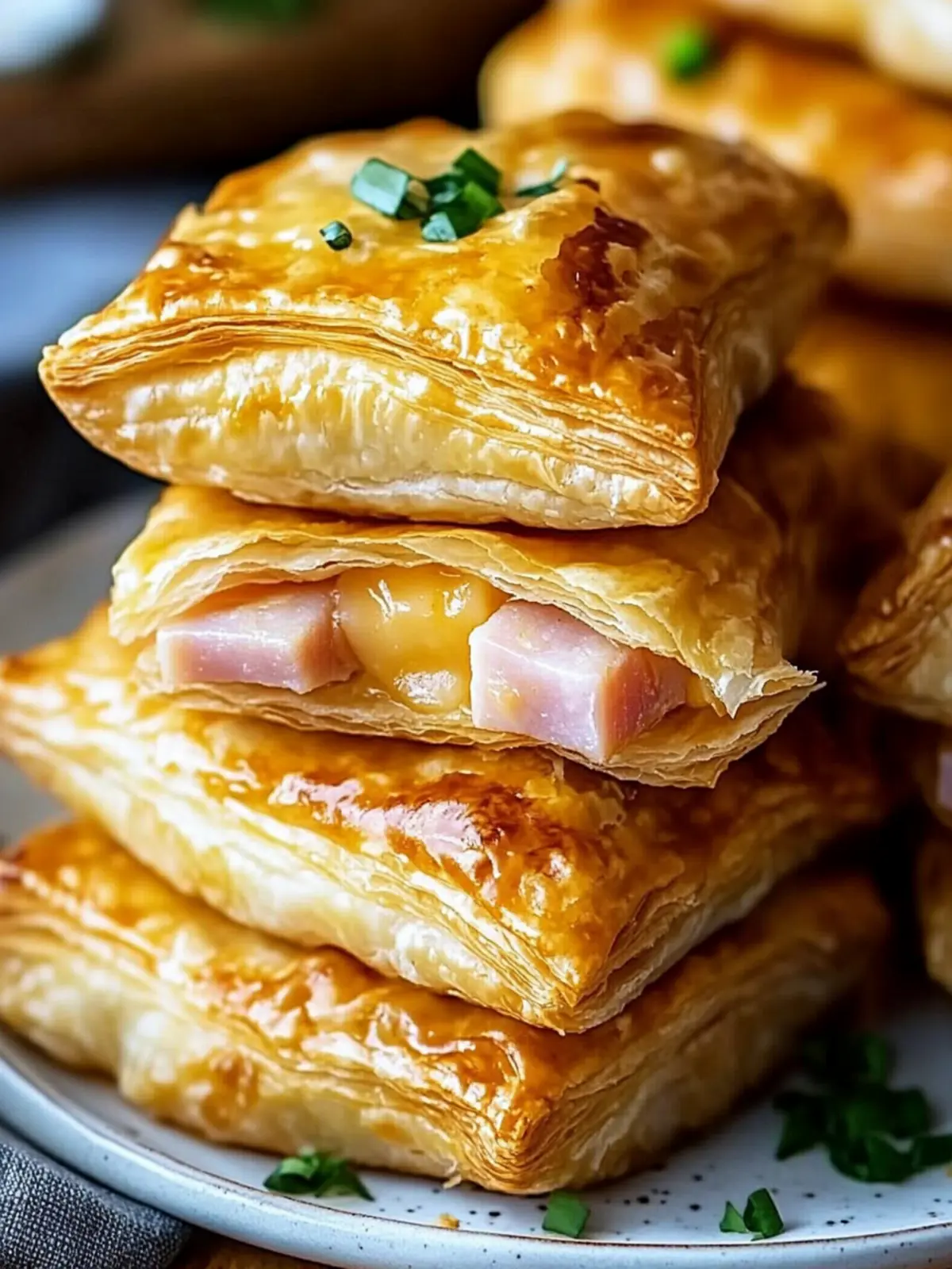 Flaky Ham and Cheese Puff Pastries for Effortless Brunch Bliss 3 Flaky Ham and Cheese Puff Pastries