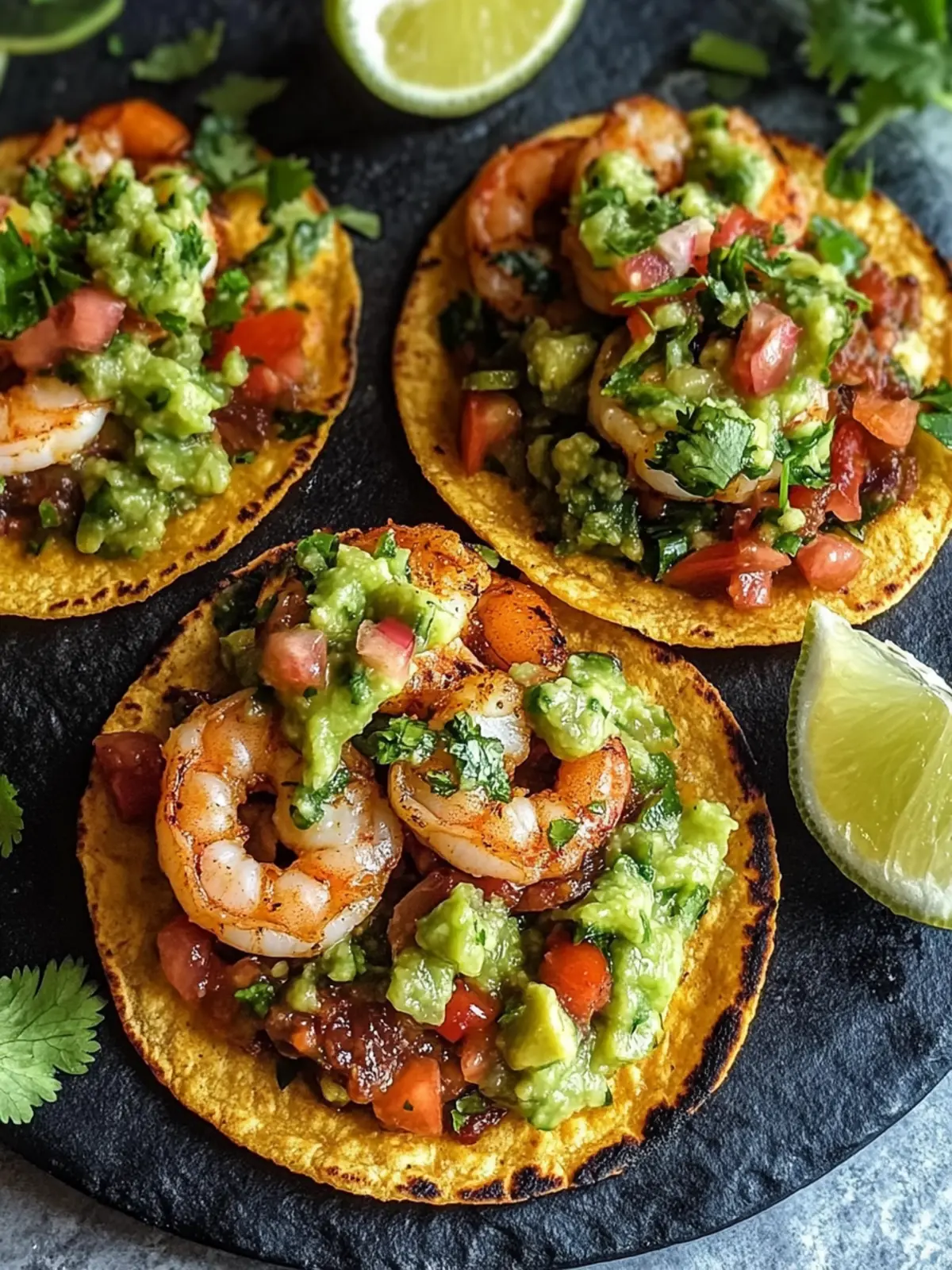 Savory Shrimp Tostadas with Guac & Fresh Salsa Bliss 5 Shrimp Tostadas with Guac & Fresh Salsa