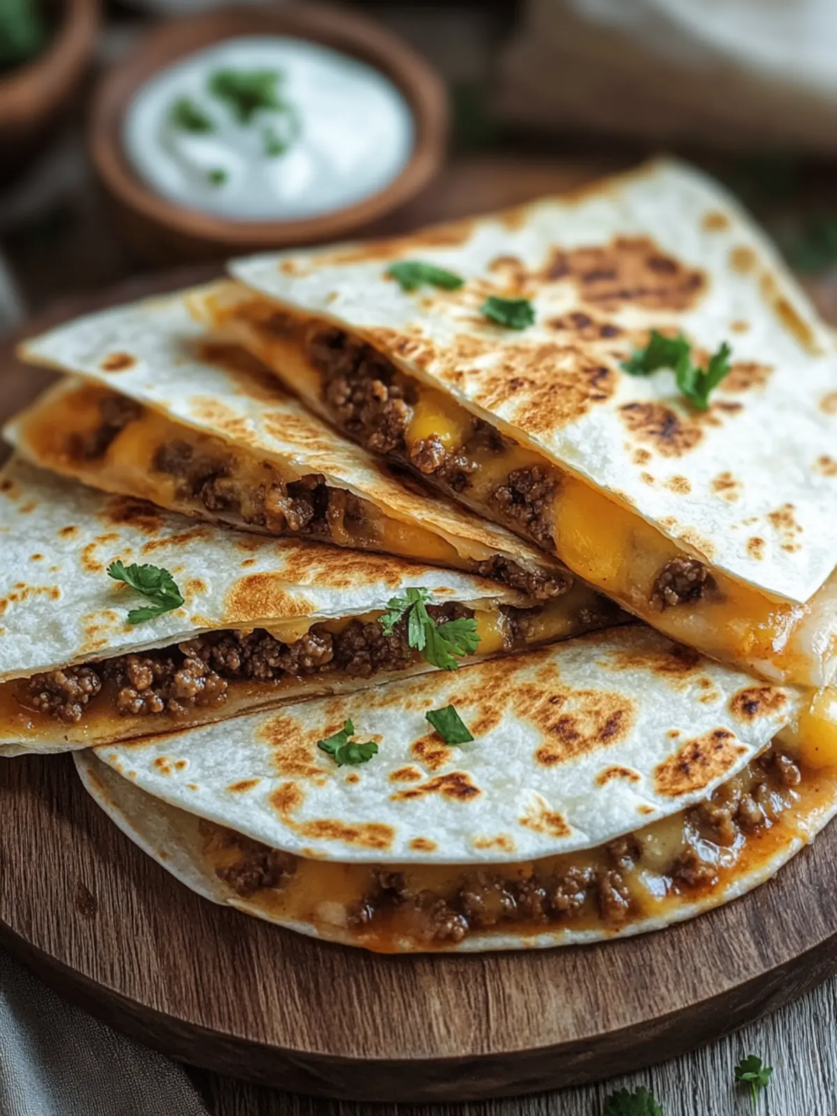 Cheesy Beef Quesadillas Ready in 20 Minutes for Busy Nights 4 Cheesy Beef Quesadillas