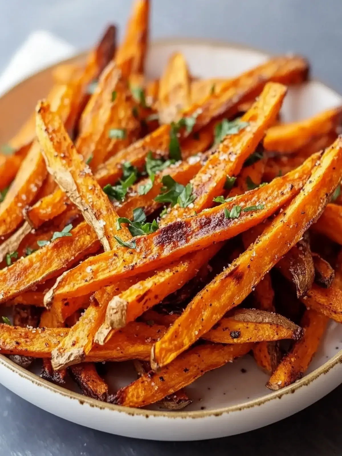 Crispy Oven Baked Sweet Potato Fries You'll Crave Daily 5 Crispy Oven Baked Sweet Potato Fries