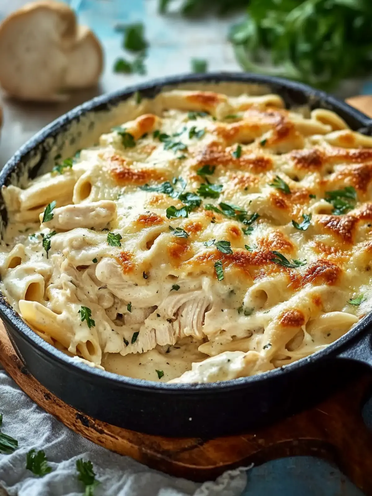 Creamy Baked Chicken Alfredo for Effortless Weeknight Dinners 4 Baked Chicken Alfredo