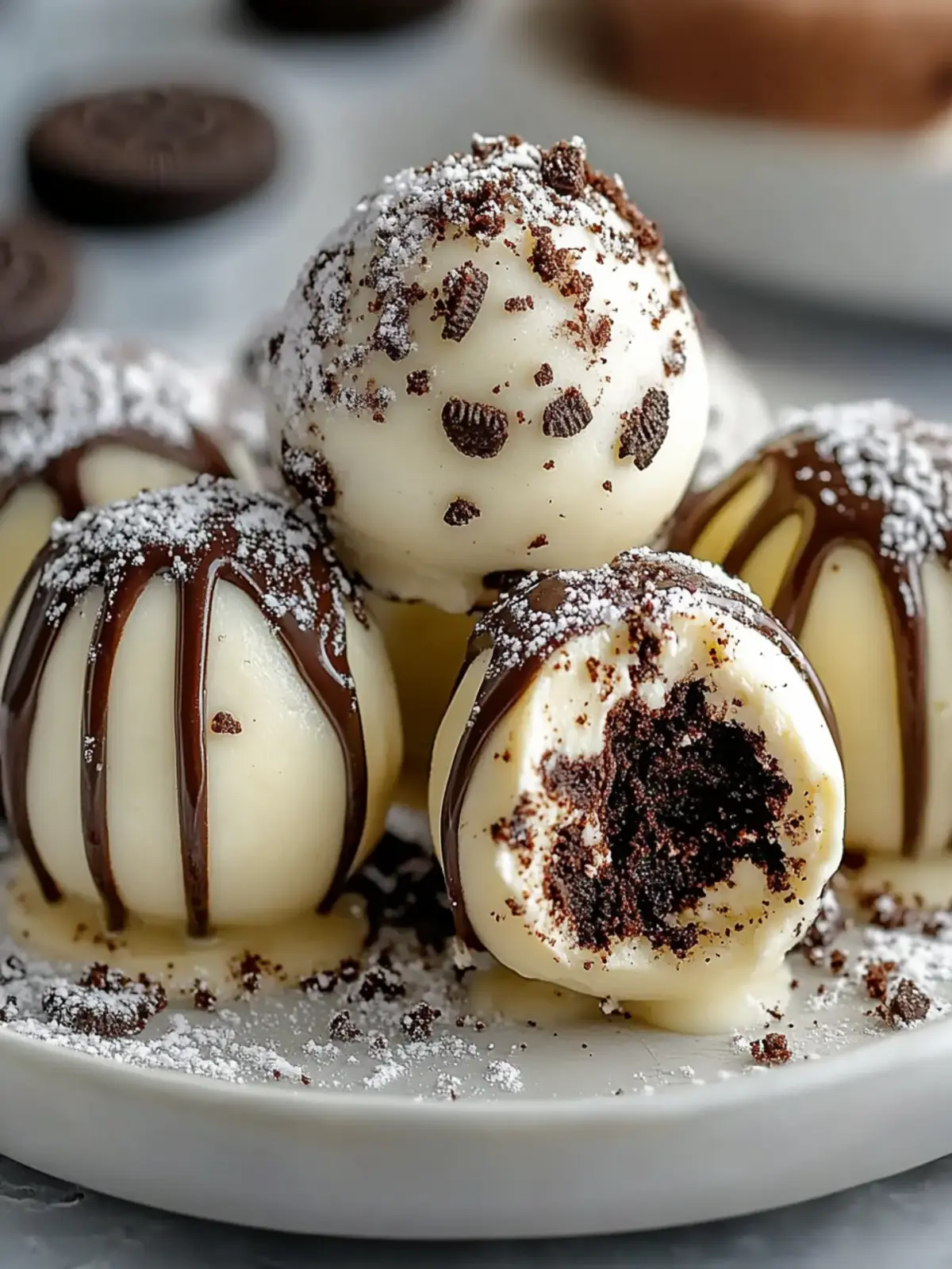 Creamy Oreo Cheesecake Truffles: No-Bake Delight in 5 Steps 2 Oreo Cheesecake Truffles