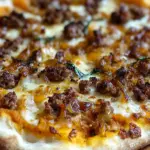 Pumpkin Pizza with Sausage & Caramelized Onions Perfect for Fall 7 Pumpkin Pizza with Sausage & Caramelized Onions