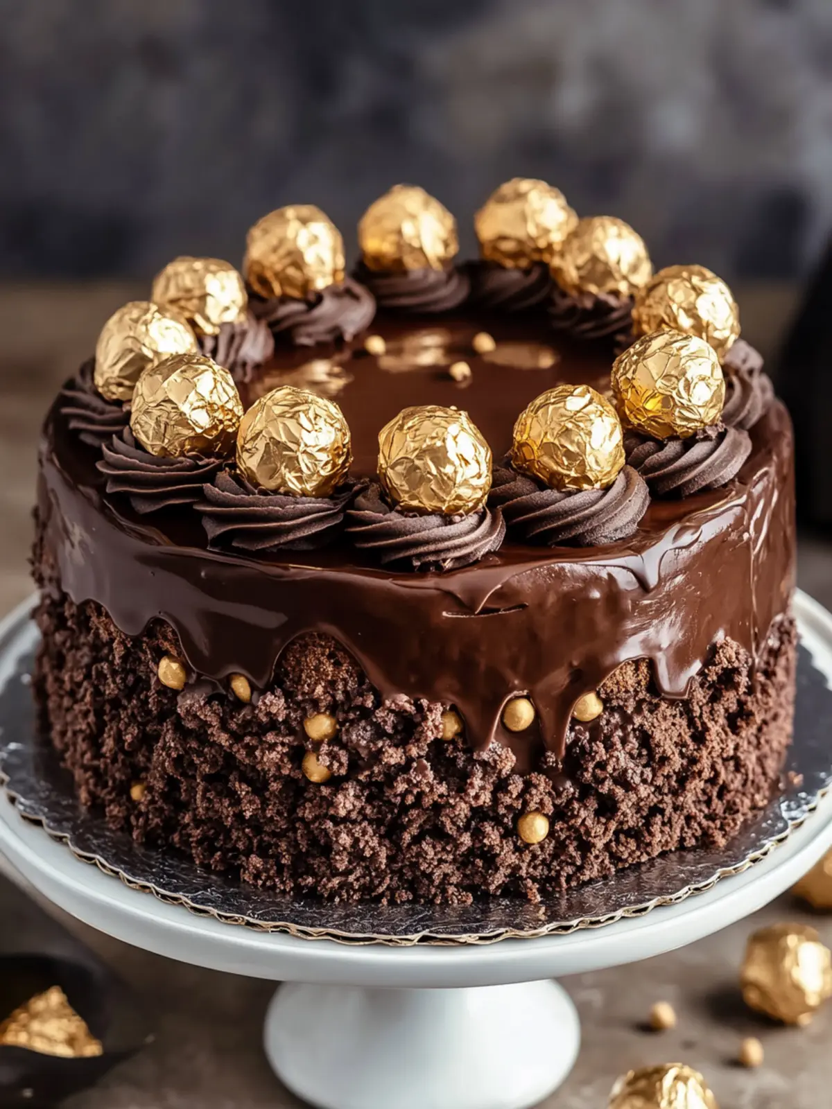Ferrero Rocher Chocolate Cake That Will Wow Your Guests 3 Ferrero Rocher Chocolate Cake