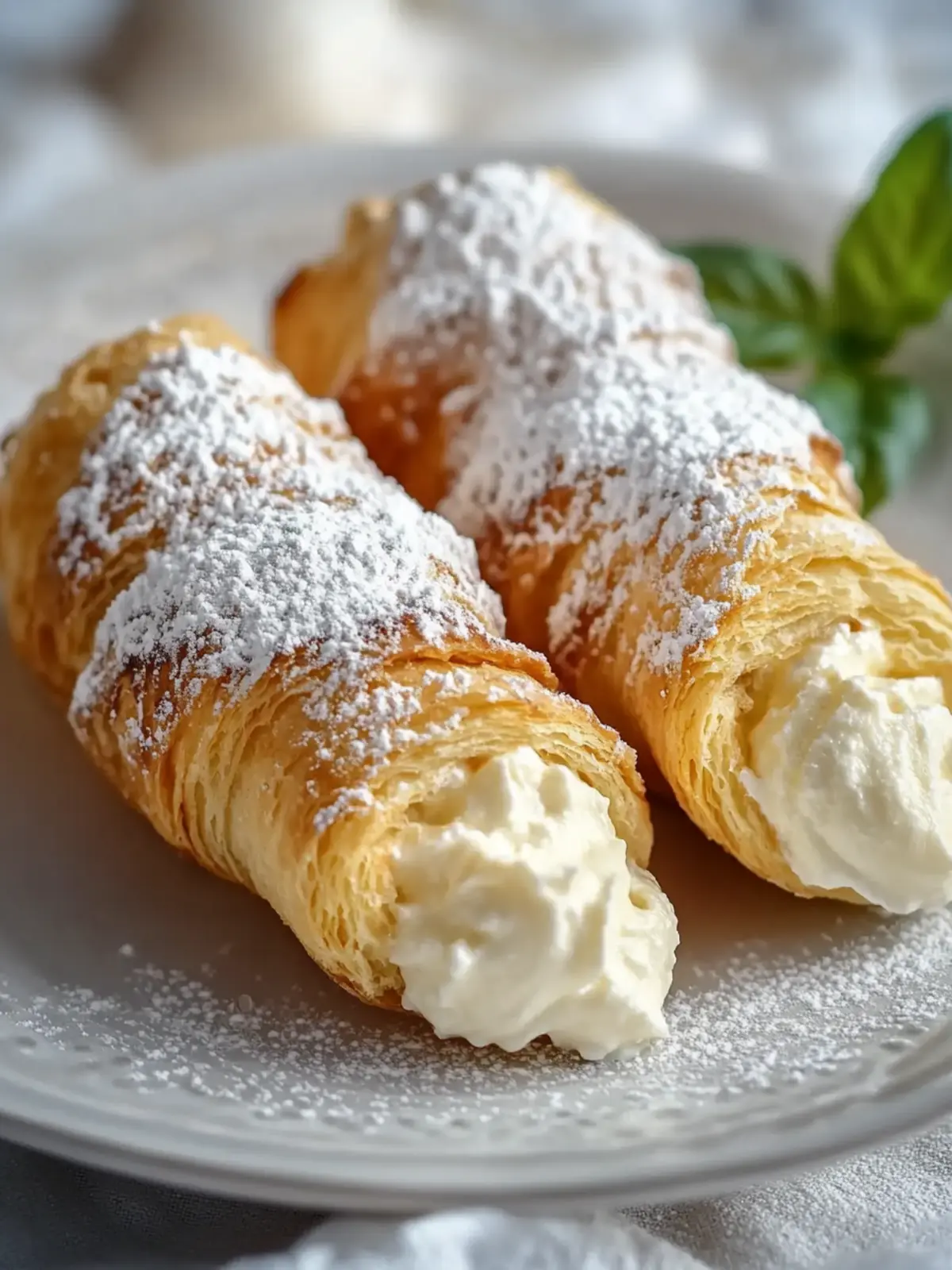 Italian Cream Stuffed Cannoncini for Sweet Celebrations 4 Italian Cream Stuffed Cannoncini