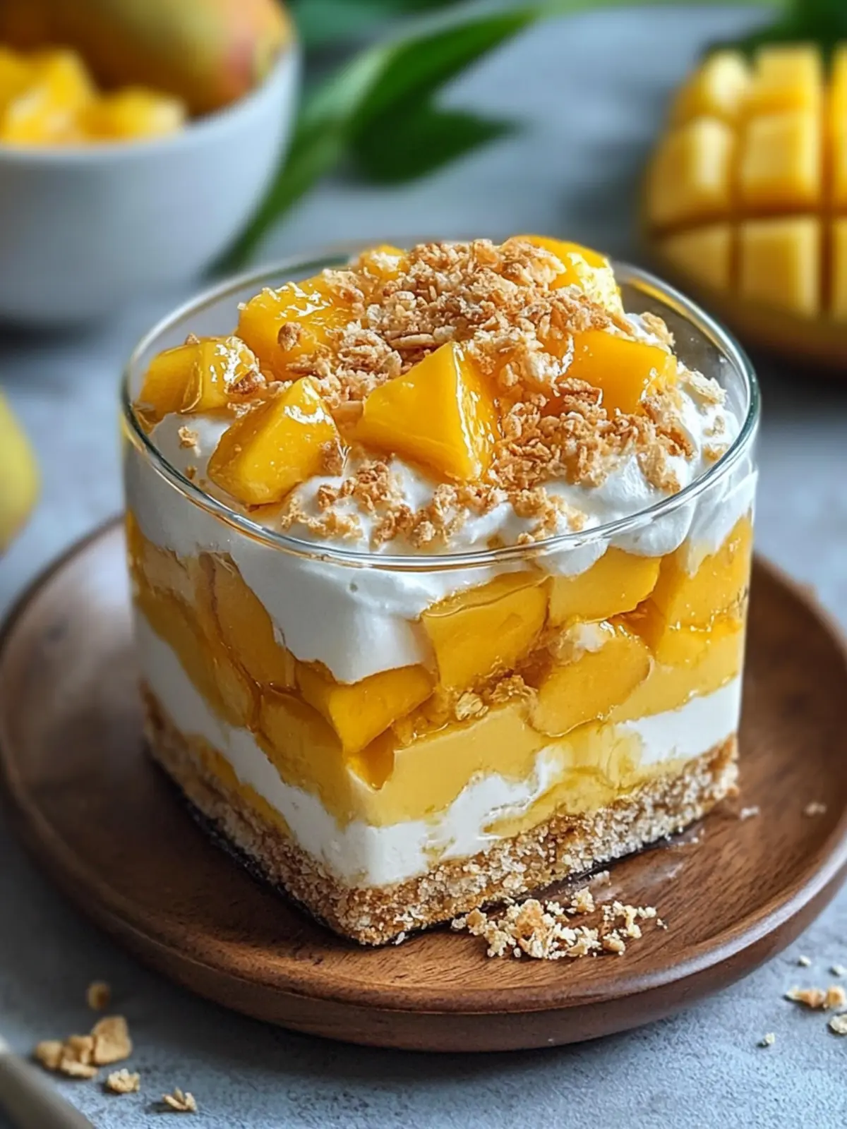 Filipino Mango Float: Your Creamy No-Bake Tropical Escape 2 Filipino Mango Float