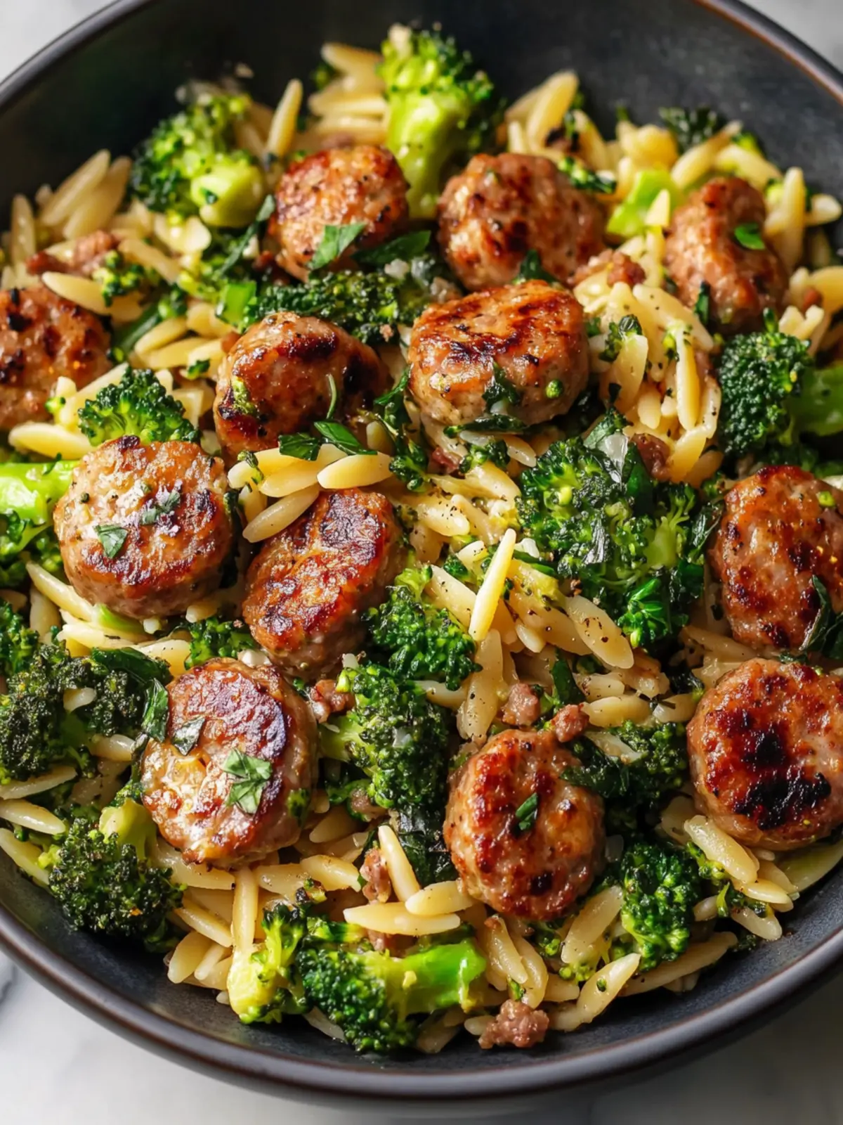 Satisfy Your Cravings with Easy Sausage Broccoli Orzo 3 Sausage Broccoli Orzo