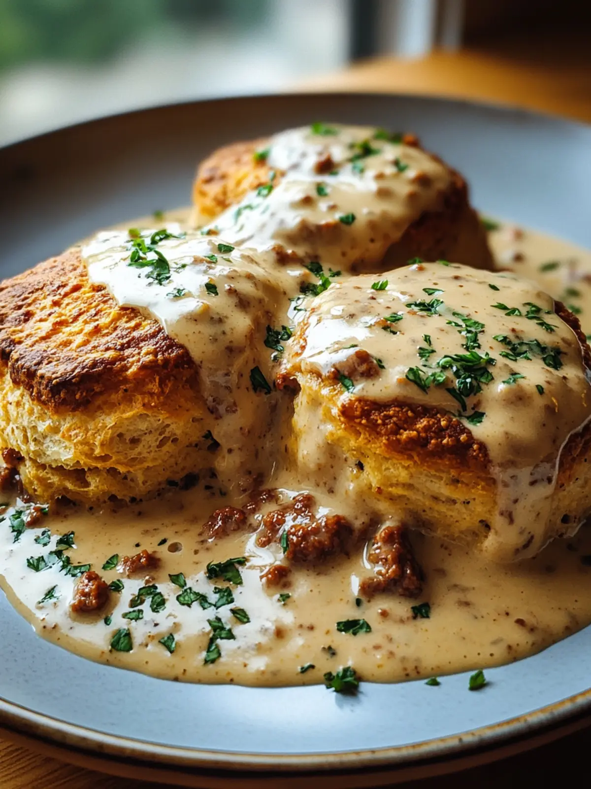 Delicious Biscuits and Chorizo Gravy for a Cozy Breakfast 2 Biscuits and Chorizo Gravy