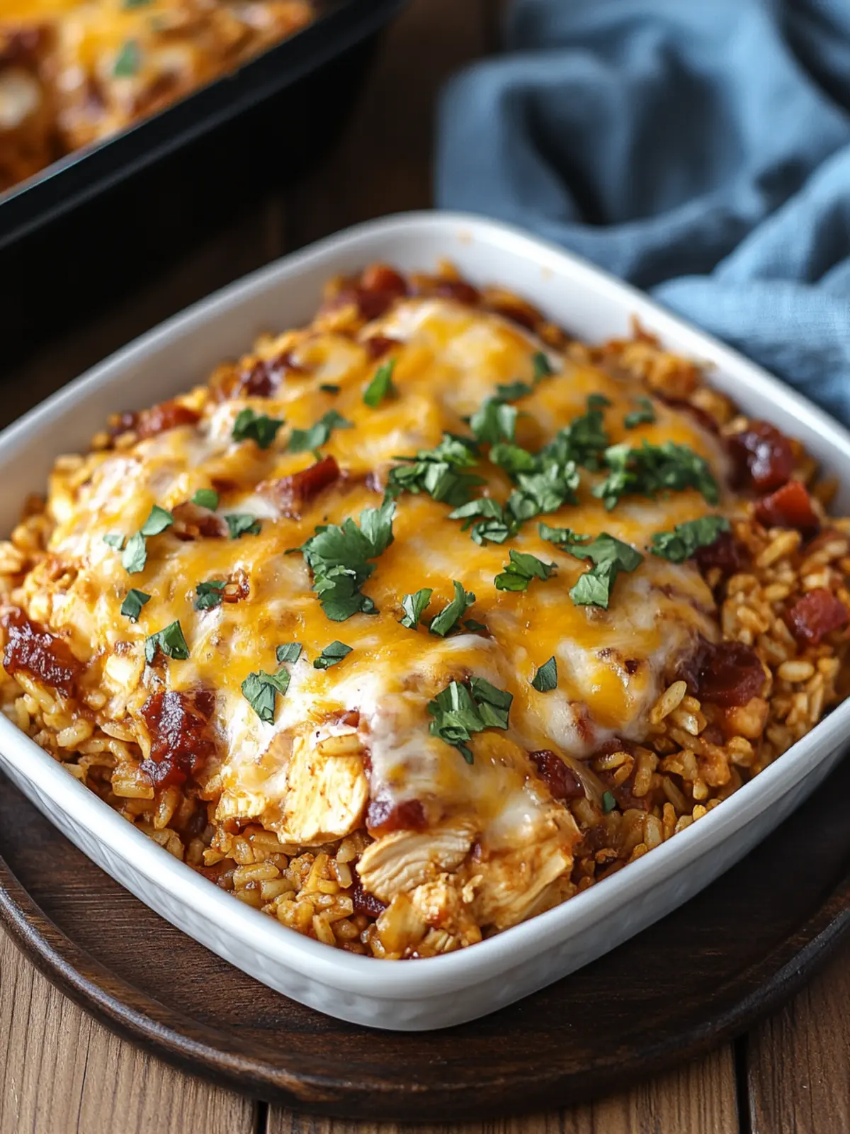 Savor the Comfort: BBQ Ranch Chicken & Rice Bake Delight 4 BBQ Ranch Chicken & Rice Bake
