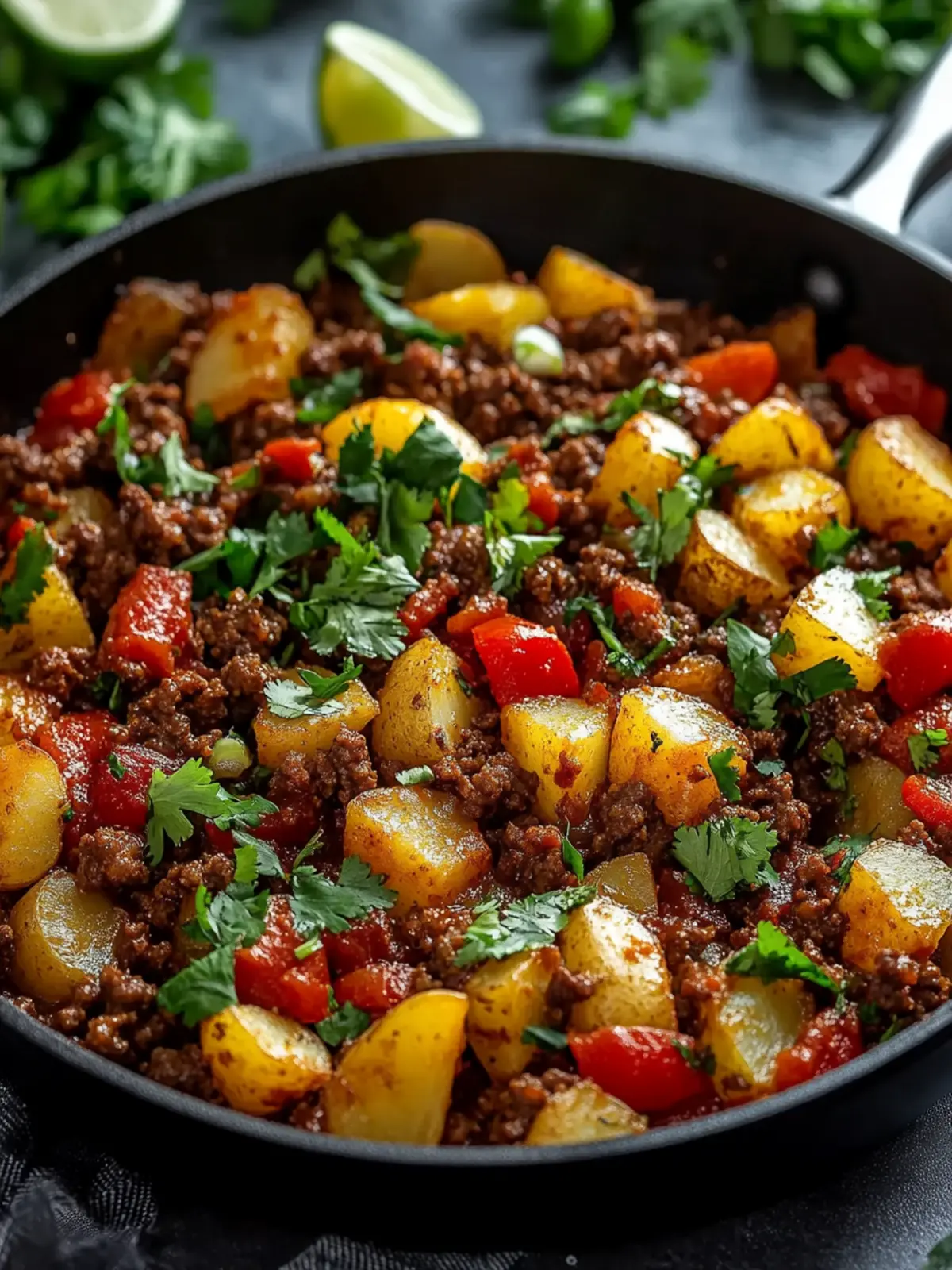 Savor the 30-Minute Mexican Ground Beef and Potato Skillet 3 Mexican Ground Beef and Potato Skillet