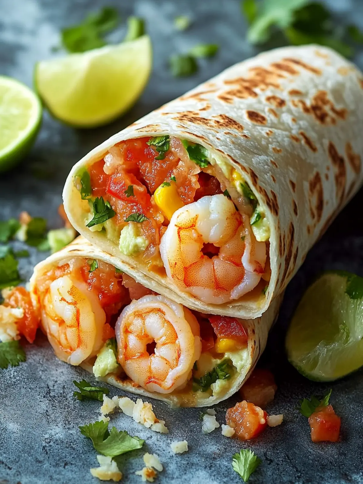 Flavor-Packed Shrimp Burrito: Quick, Easy, and Customizable! 3 Shrimp Burrito
