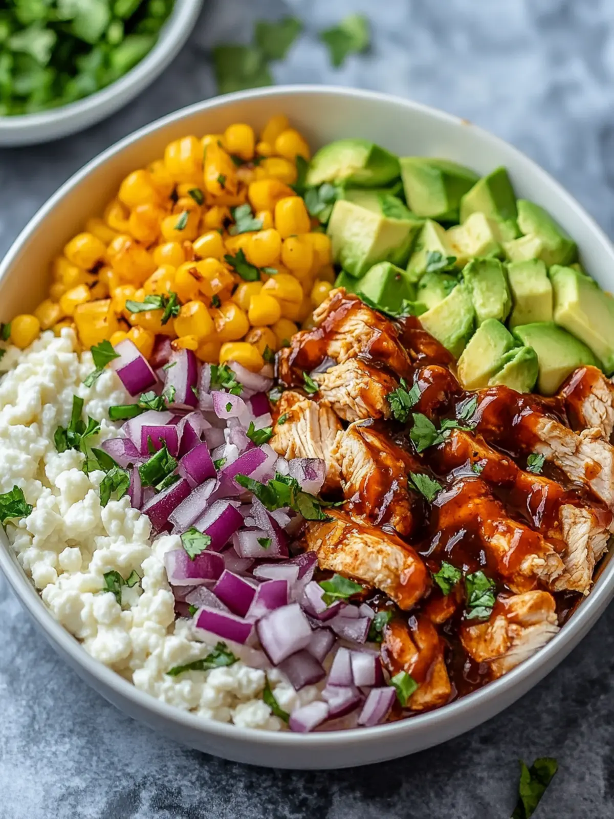 High Protein BBQ Chicken Cottage Cheese Bowl in 15 Minutes 5 High Protein BBQ Chicken Cottage Cheese Bowl
