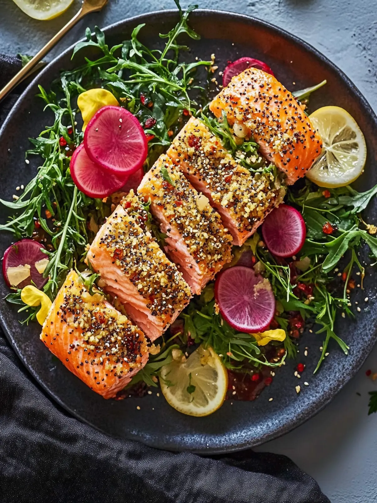 Everything Bagel Crusted Salmon: A Flavor-Packed Weeknight Winner 3 Everything Bagel Crusted Salmon