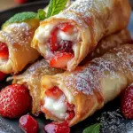 Strawberry Cheesecake Stuffed Eggrolls You'll Crave Every Bite 9 Strawberry Cheesecake Stuffed Eggrolls